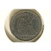 Image 1 : BETTER DATE 1873 SILVER SEATED LIBERTY DIME