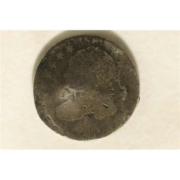 18?? SILVER BUST DIME. DAMAGED