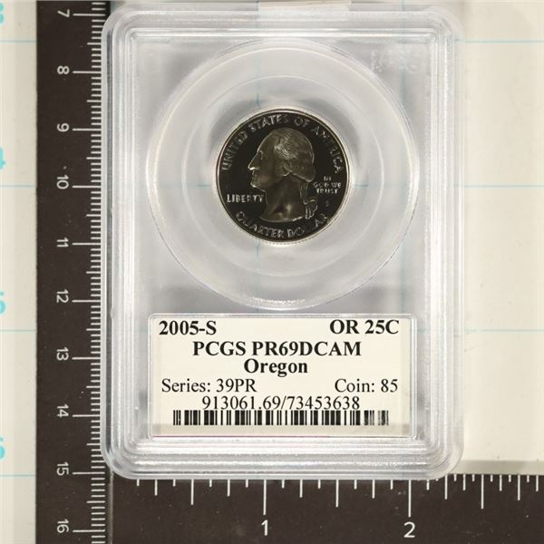 2005-S OREGON QUARTER PCGS PR69 DCAM