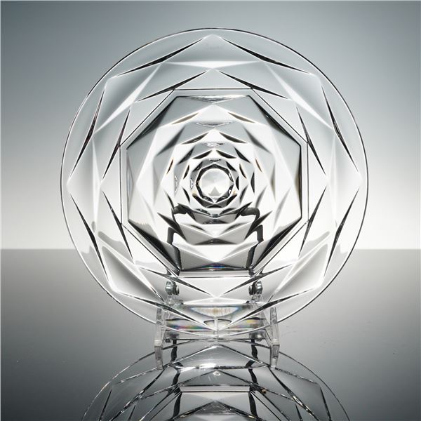 Baccarat Crystal Plate, Swing