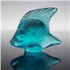 Image 1 : Lalique Crystal Fish Figurine, Turquoise