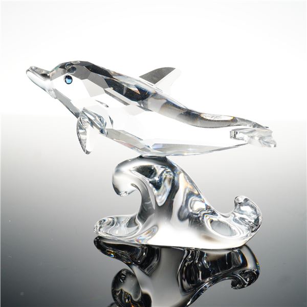 Swarovski Crystal Figurine, Baby Dolphin