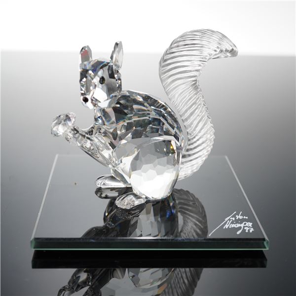 Swarovski Crystal SCS 10th Anniversary Figurine, Squirrel