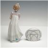 Image 2 : 2pc Lladro Porcelain Figurine and Clock