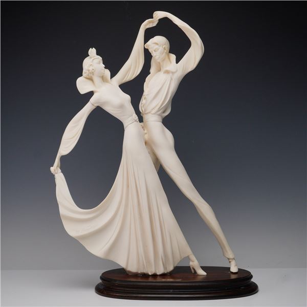 Amilcare Santini Art Deco Sculpture, The Dancing Couple