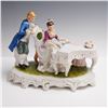 Image 1 : Lace Porcelain Figurine, Piano Practice Couple