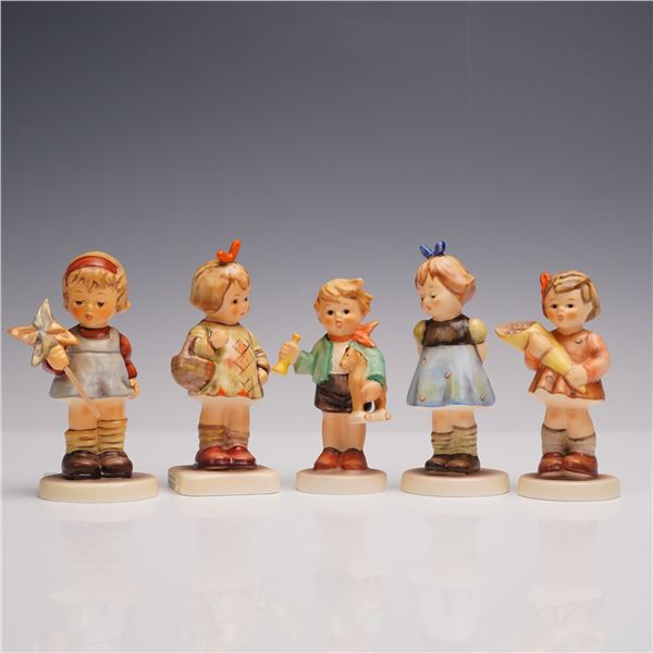 5pc Goebel Hummel Porcelain Figurines