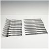 Image 1 : 20pc Robbe and Berking Stainless Steel Forks and Knives, Lago