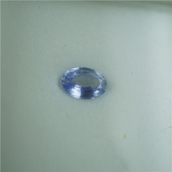 0.90 CT Blue Ceylon Sapphire Oval Cut Gemstone