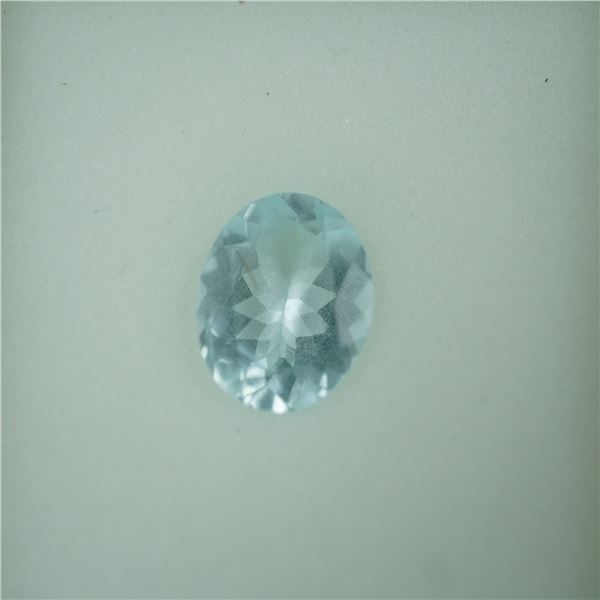 2.15 CT Aquamarine Oval Cut Gemstone
