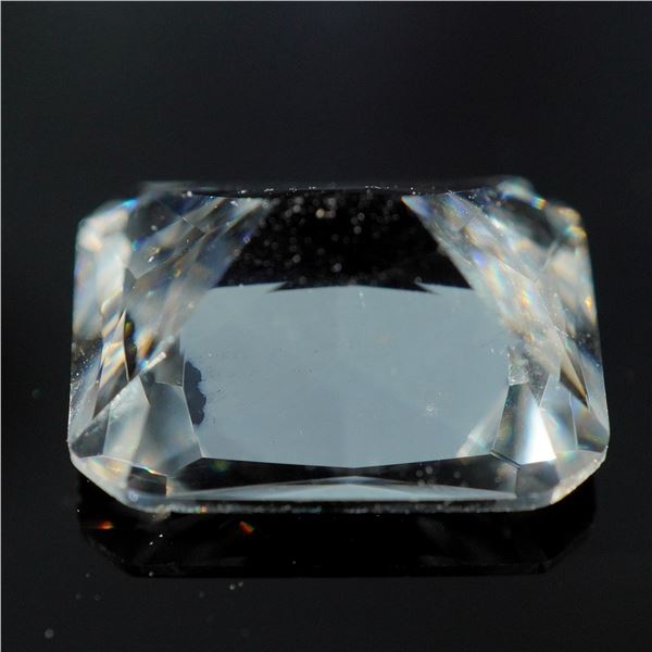 Lindenwold's Faceted Clear Gemstone, Made in USA