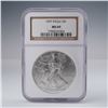 Image 1 : 1997 American Eagle Silver Dollar MS69 NGC Graded Coin