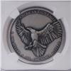 Image 2 : 2023 Oglala Lakota Sioux Bald Eagle Dollar Coin NGC Graded MS 70 ANTIQUED