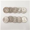 Image 2 : 10pc 1962 to 1964-D Washington Silver Quarters