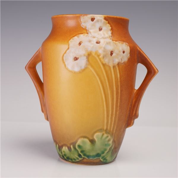 Roseville Pottery Primrose Tan Vase