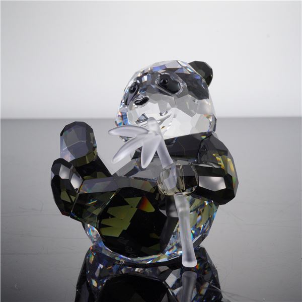 Swarovski Crystal Figurine, Panda Cub