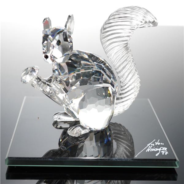 Swarovski Crystal SCS 10th Anniversary Figurine, Squirrel
