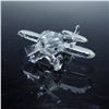 Image 2 : 2pc Swarovski Crystal Figurine Plane 152111 + SCS Pen in Case