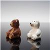 Image 3 : 2pc Crystal-Encrusted Teddy Bear Figurines