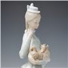 Image 4 : Lladro Porcelain Sculpture, Walk with the Dog 1004893