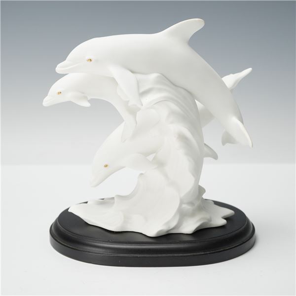 Lenox Bone China Figurine with Base, Dance of the Dolphins