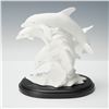 Image 1 : Lenox Bone China Figurine with Base, Dance of the Dolphins