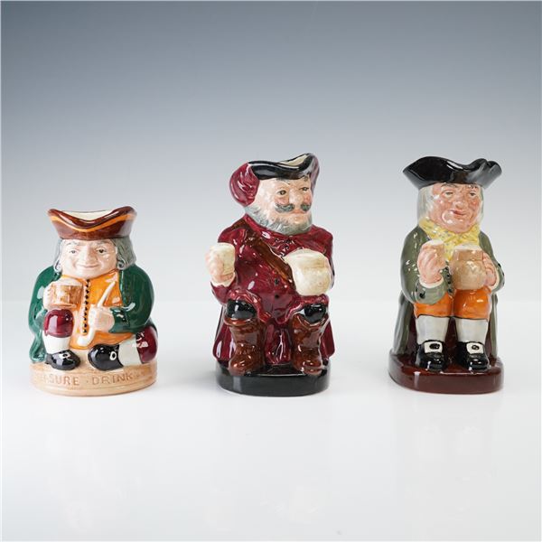 3pc Royal Doulton Character Toby Jugs