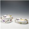 Image 1 : 2pc Royal Worcester Porcelain Covered Casserole Serve Ware, Evesham