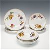 Image 1 : 7pc Royal Worcester Porcelain Dinnerware-Bowls & Plates, Evesham