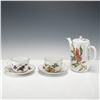 Image 1 : 3pc Royal Worcester Porcelain Coffee Set, Evesham
