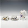 Image 2 : 3pc Royal Worcester Porcelain Coffee Set, Evesham