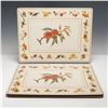 Image 2 : 10pc Royal Worcester Coasters and Placemats Set, Evesham Pattern