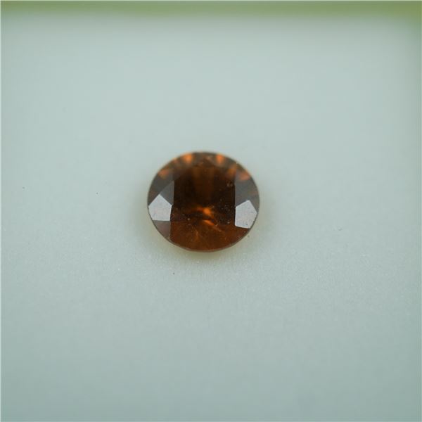 1.25 CT Whiskey Zircon Round Cut Gemstone