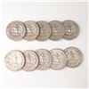 Image 2 : 10pc 1955 to 1959 Washington Silver Quarters