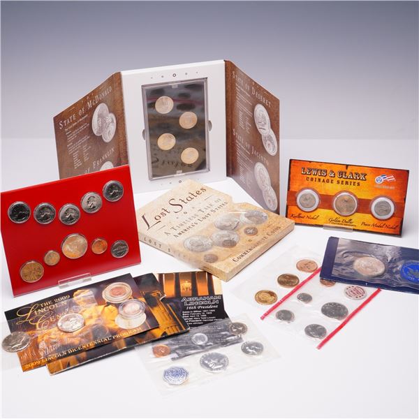 10pc US Mint Coin and Currency Collection Assorted