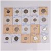 Image 1 : 20pc 1902-1968 Canadian Dime & Quarter Coinage Collection