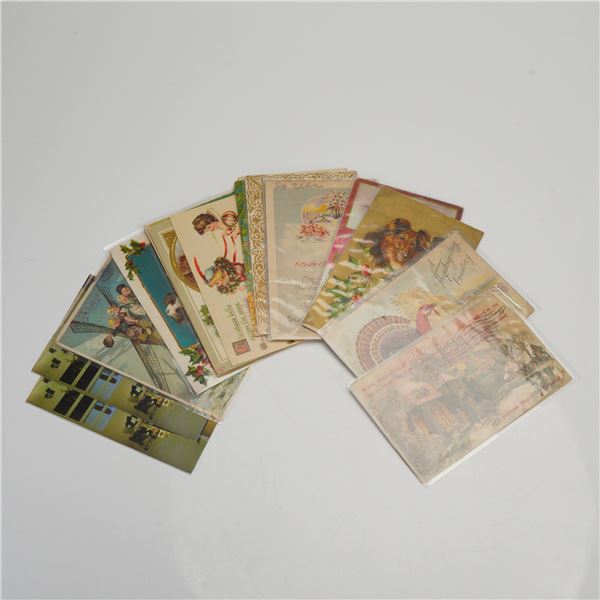 20pc Assorted Holiday Themed Postcard Collectibles