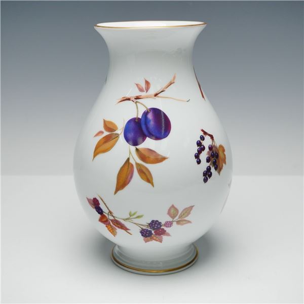 Royal Worcester Porcelain Vase, Evesham