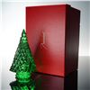 Image 5 : Baccarat Crystal Green Diamant Fir Christmas Tree Figurine