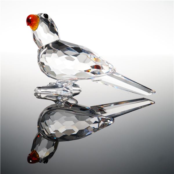 Swarovski Crystal Figurine, Parrot Feathered Beauties Collection