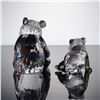 Image 2 : Swarovski Crystal Figurines, Panda Mother And Cub