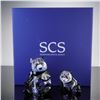 Image 5 : Swarovski Crystal Figurines, Panda Mother And Cub