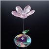 Image 2 : Swarovski Crystal Rocking Flower Figurine, Kay Rose