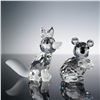 Image 1 : 2pc Swarovski Crystal Figurines, Fox & Koala