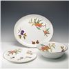 Image 1 : 3pc Royal Worcester Porcelain Serve Ware- Platters & Bowl, Evesham