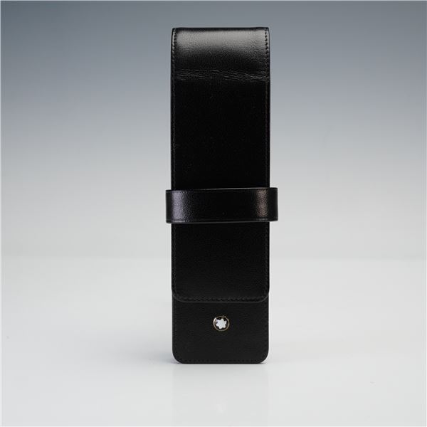 Montblanc Leather Pen and Pencil Case