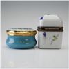 Image 2 : 2pc Halcyon Days and Limoges Enamel Boxes