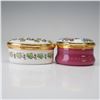 Image 2 : 2pc Halcyon Days Enamel Boxes