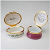 Image 4 : 2pc Halcyon Days Enamel Boxes