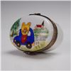 Image 5 : O.B. Limoges France Bear in Car Treasure Box